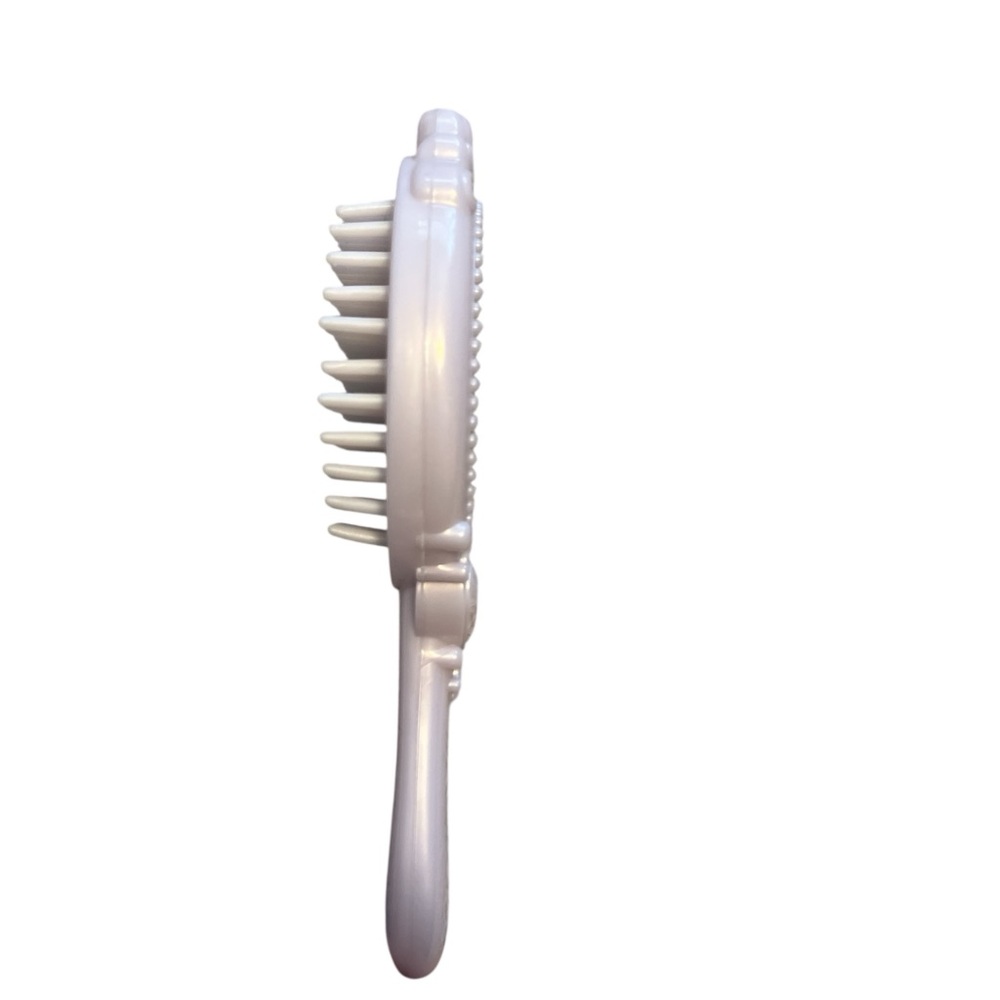 Build A Bear Hair Brush White Heart Holographic Glitter Princess Mane 2015 BAB - Picture 3 of 4